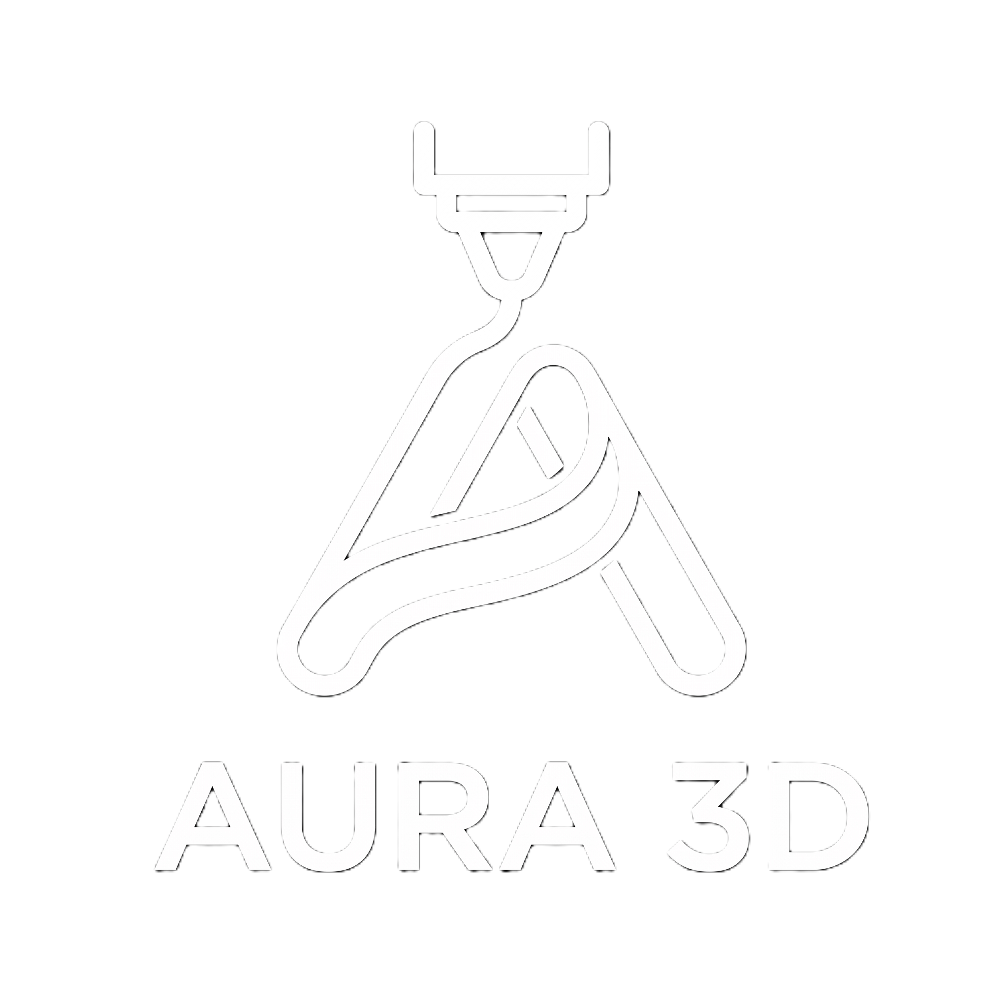 Logotipo oficial de Aura 3D estudio de diseño e impresión