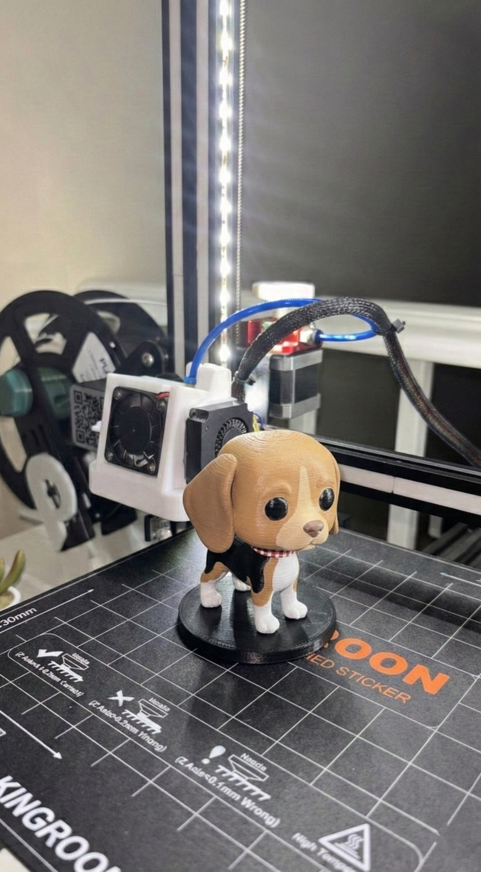 Figura Funko Pop de perro Beagle impresión 3D Aura 3D