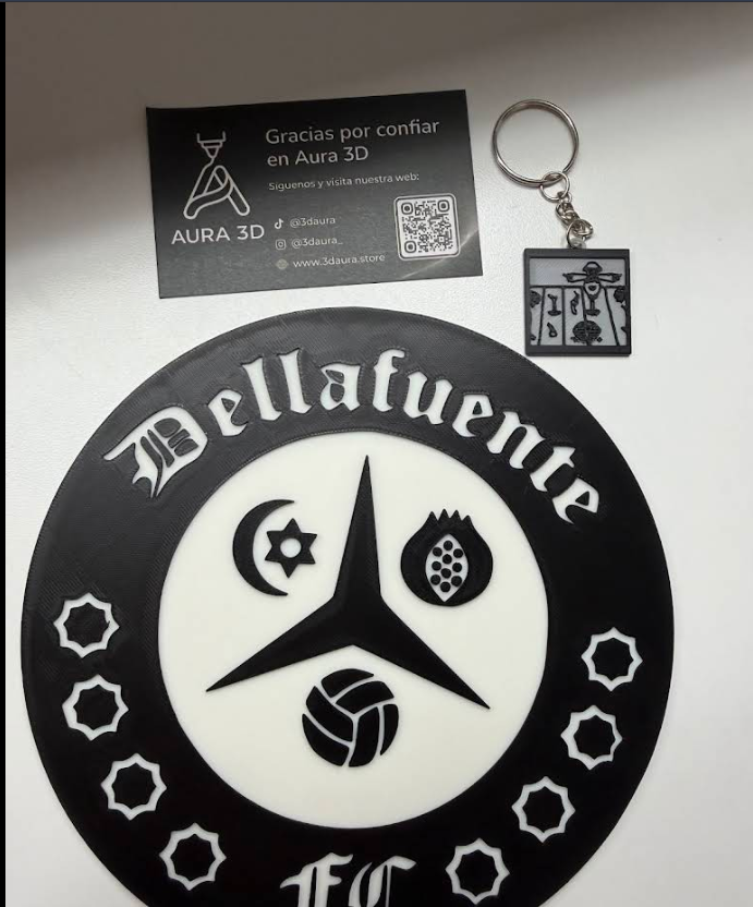 Producto personalizado Dellafuente con tarjeta de Aura 3D