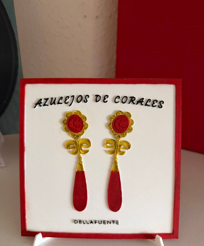 Azulejo personalizado de corales impreso por Aura 3D